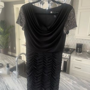 JS boutique art deco gala evening mother of the bride evening dress size 8